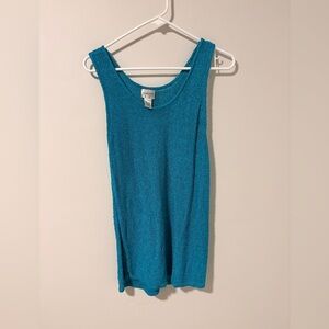 Chico's Teal Sleeveless Tank Top